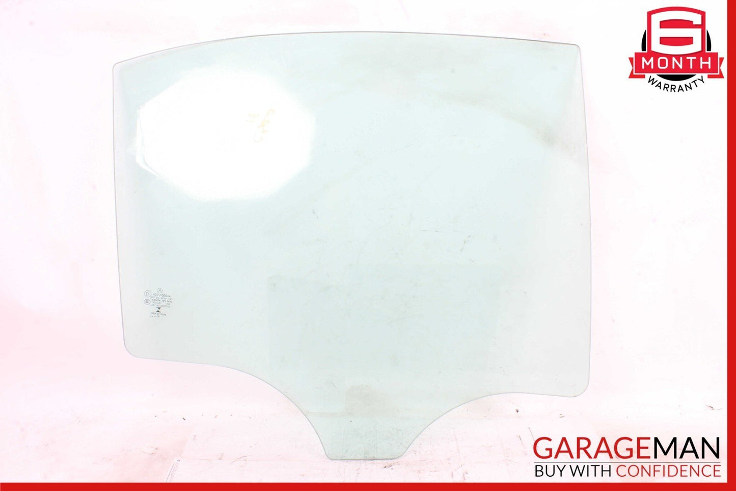 15-20 Mercedes W205 C300 C350e C400 Rear Right Side Door Window Glass Clear