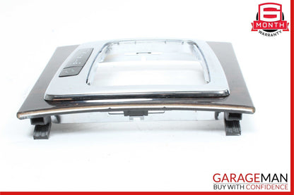 08-15 Mercedes W204 C300 Center Console Shifter Trim Cover Panel Bezel Wood Assy
