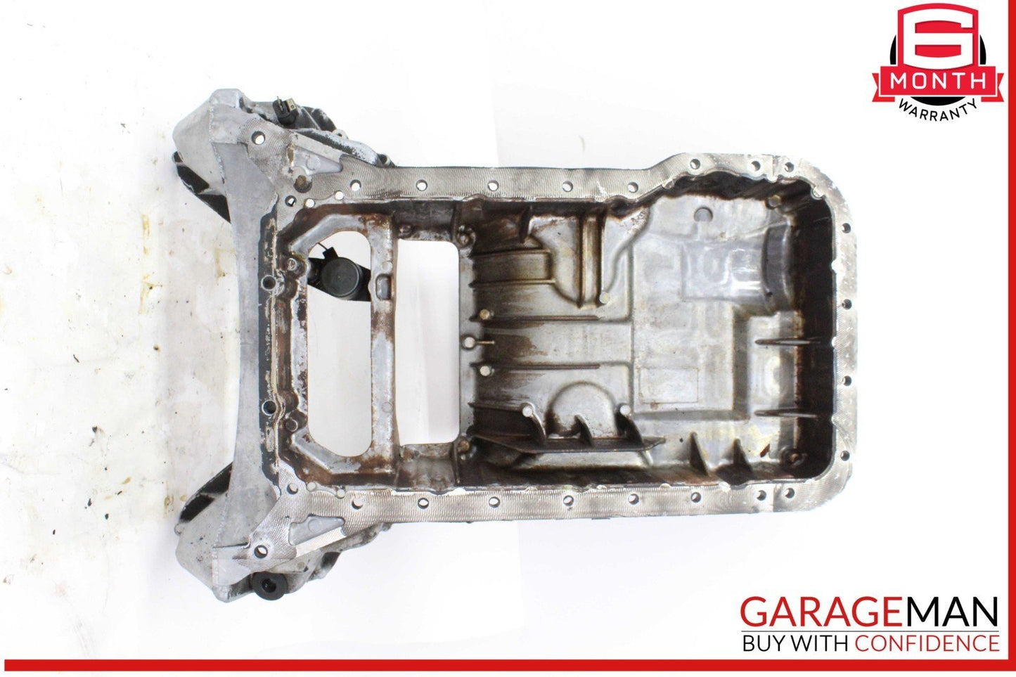 05-11 Mercedes W211 E350 Engine Upper Oil Sump Baffle Pan 2720142102 OEM