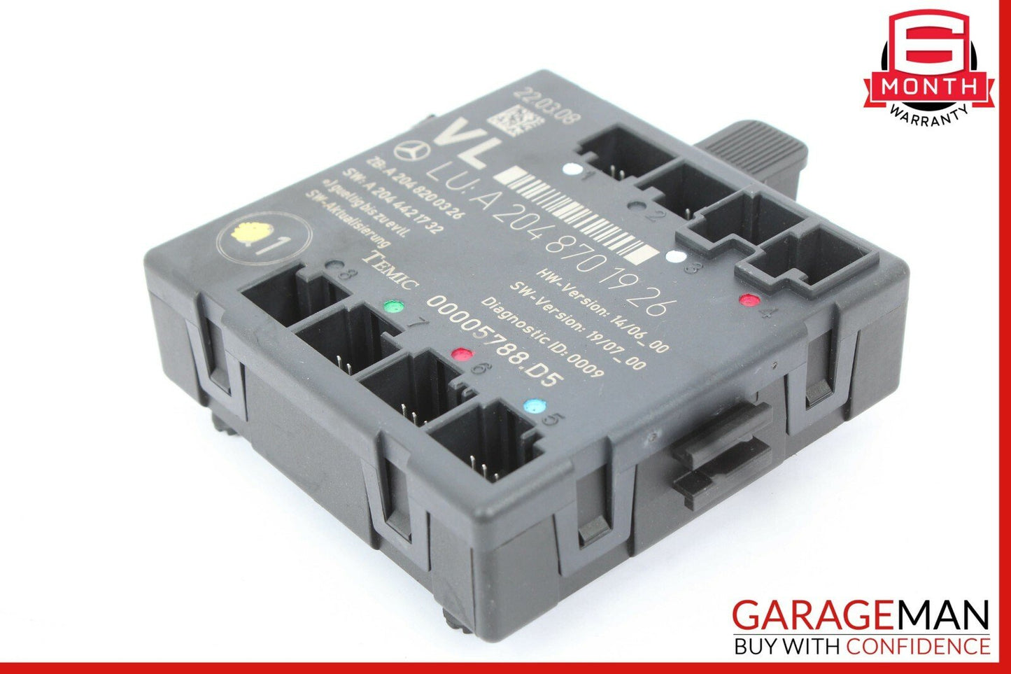 08-18 Mercedes W204 C300 C350 E400 Front Left Side Door Control Module OEM