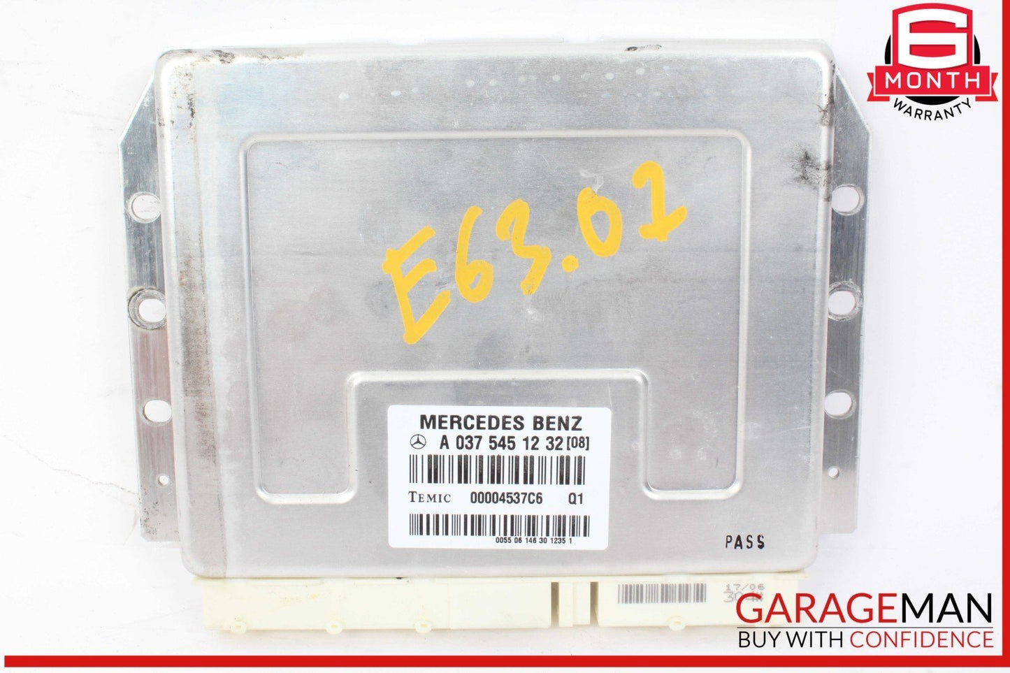 03-08 Mercedes W211 E63 AMG Air Suspension Airmatic Module 0375451232 OEM