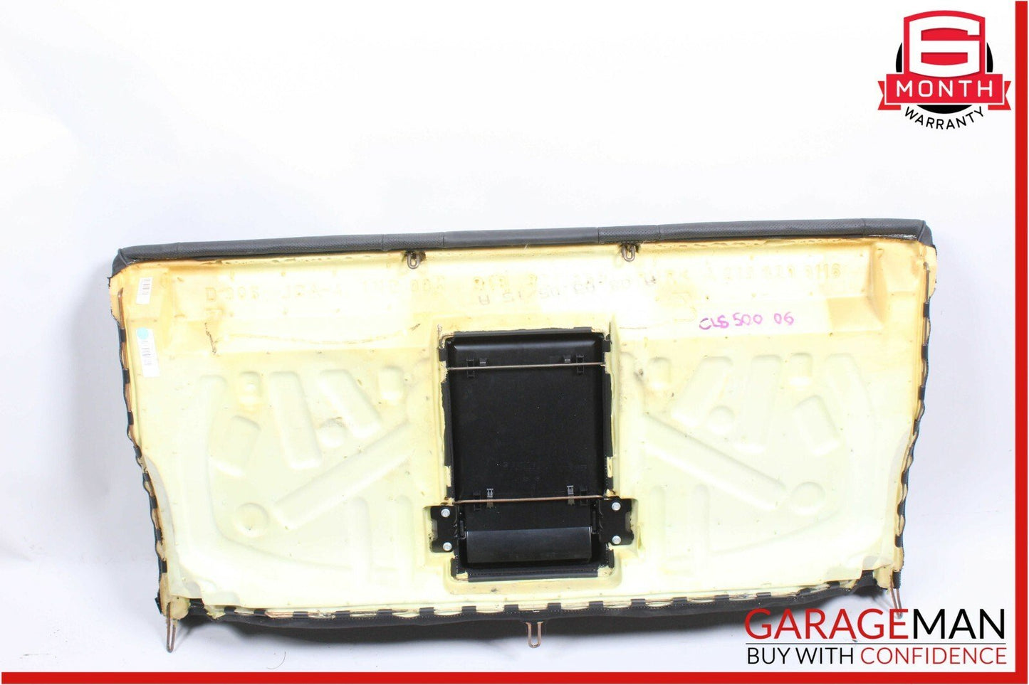 06-11 Mercedes W219 CLS500 Rear Top Upper Seat Cushion Cover Assembly Black
