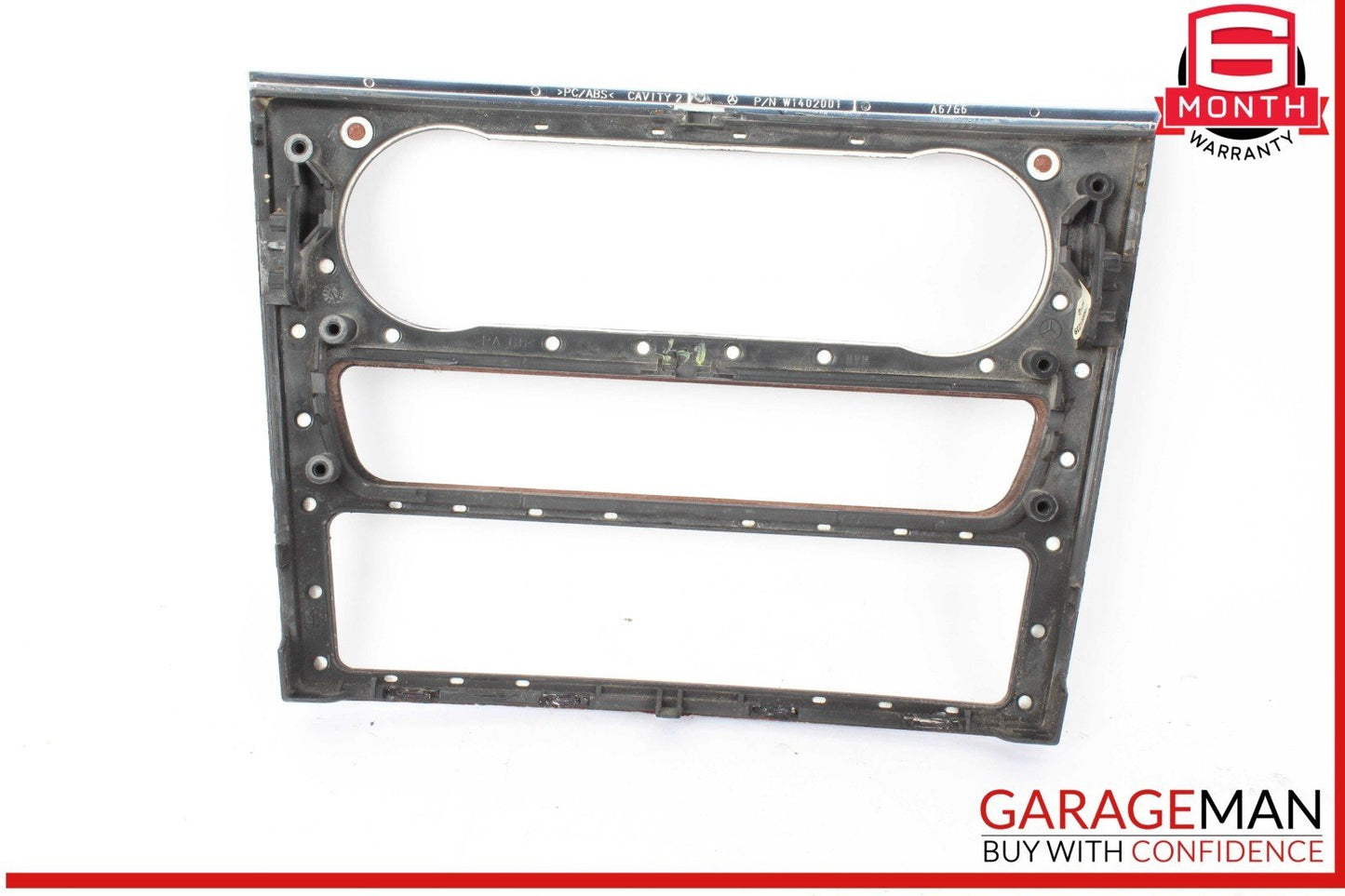 06-12 Mercedes W164 ML350 4MATIC Center Console Control Trim Panel Wood Bezel