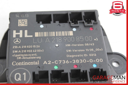 08-18 Mercedes W212 E350 CLS500 C250 Rear Left Side Door Control Module Unit OEM