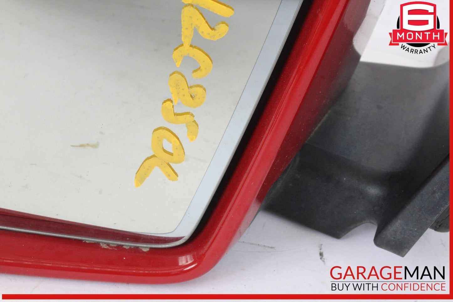 12-15 Mercedes W204 C250 C350 Front Left Side Mirror Rear View Door Red OEM