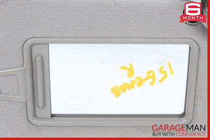 15-20 Hyundai Genesis Front Right Passenger Side Sun Visor Sunvisor Gray OEM
