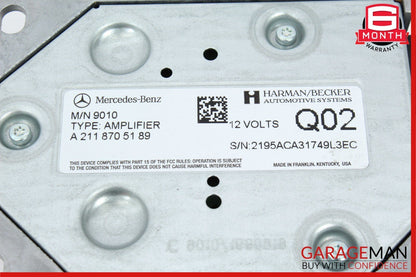 08-18 Mercedes X164 GL450 R350 Subwoofer Amp Amplifier Harman Becker OEM