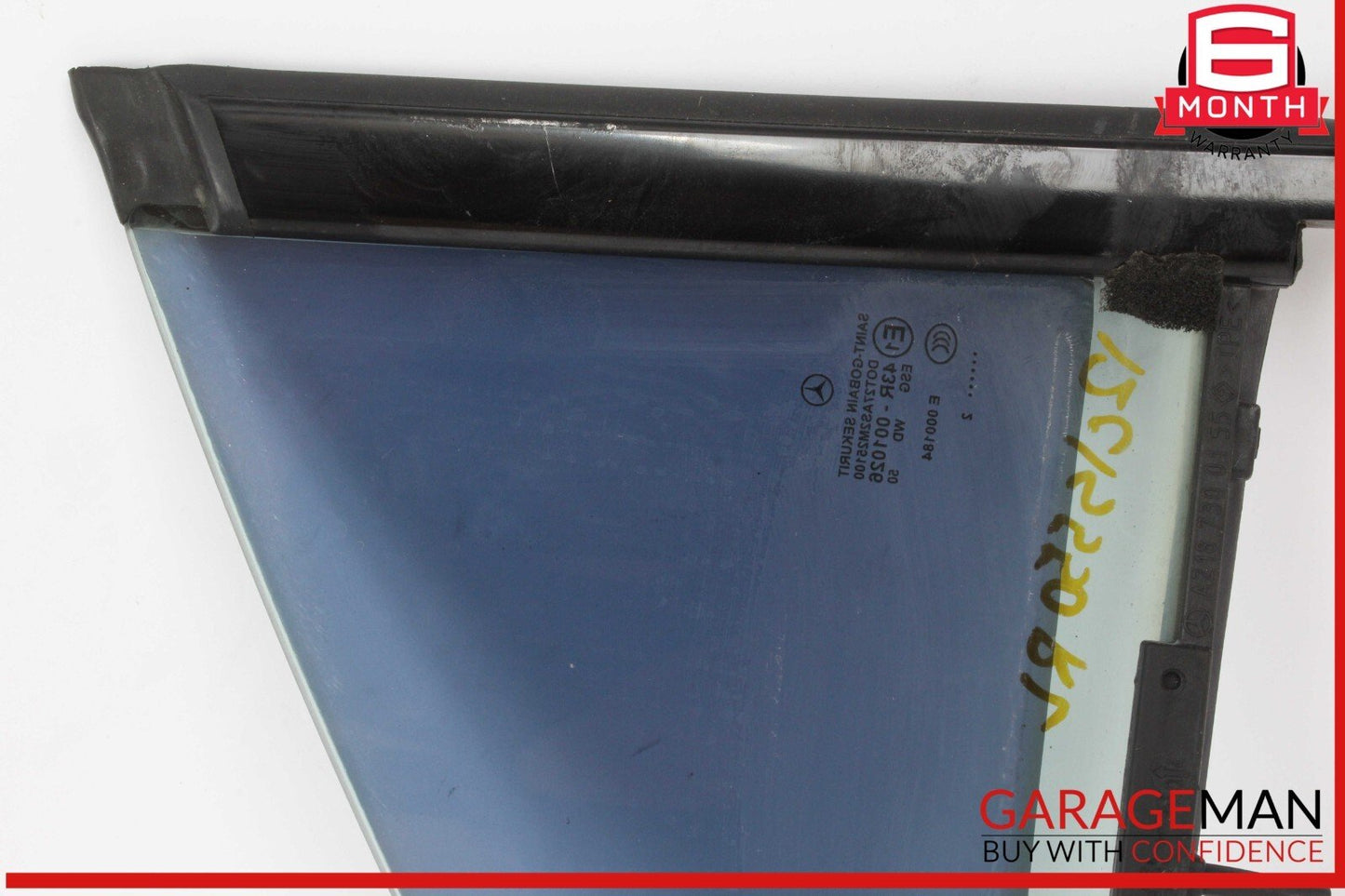 12-18 Mercedes W218 CLS550 Rear Left Side Quarter Door Window Auto Glass OEM