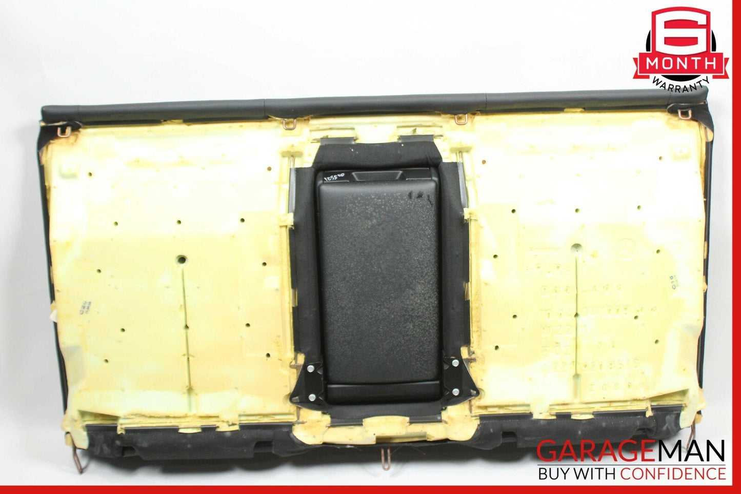 10-13 Mercedes W221 S550 Rear Back Top Upper Seat Cushion Cover Assembly Black