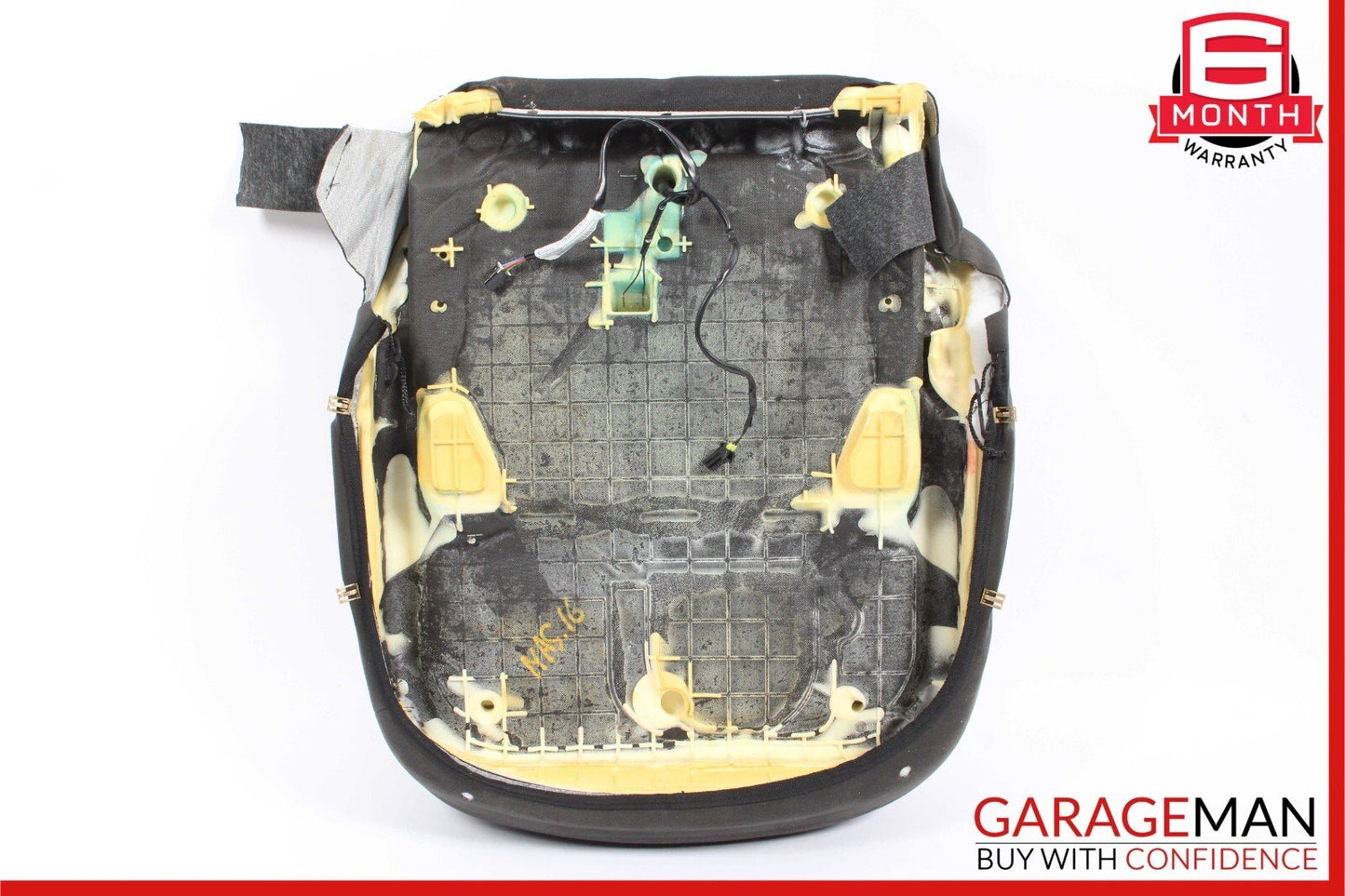 14-17 Maserati Ghibli Front Right Side Lower Bottom Seat Cushion Cover Black OEM