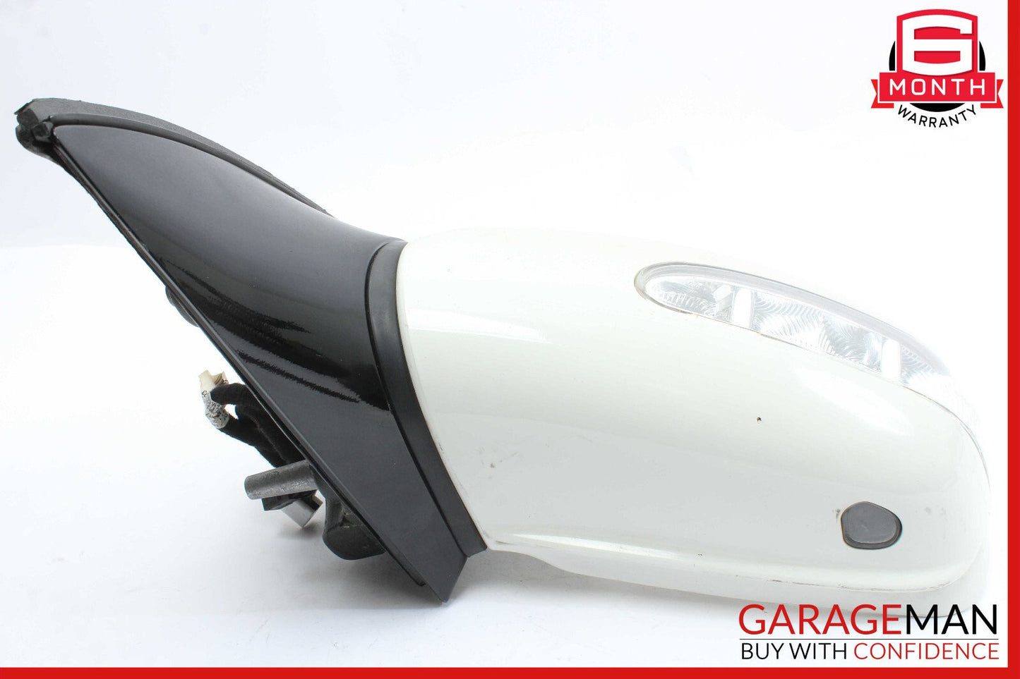 06-10 Mercedes W251 R350 Front Left Side Mirror Door Rear View White OEM
