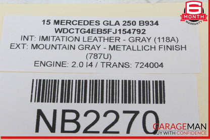 08-20 Mercedes X156 GLA250 C300 Headlight Fog Light Switch Control Module OEM
