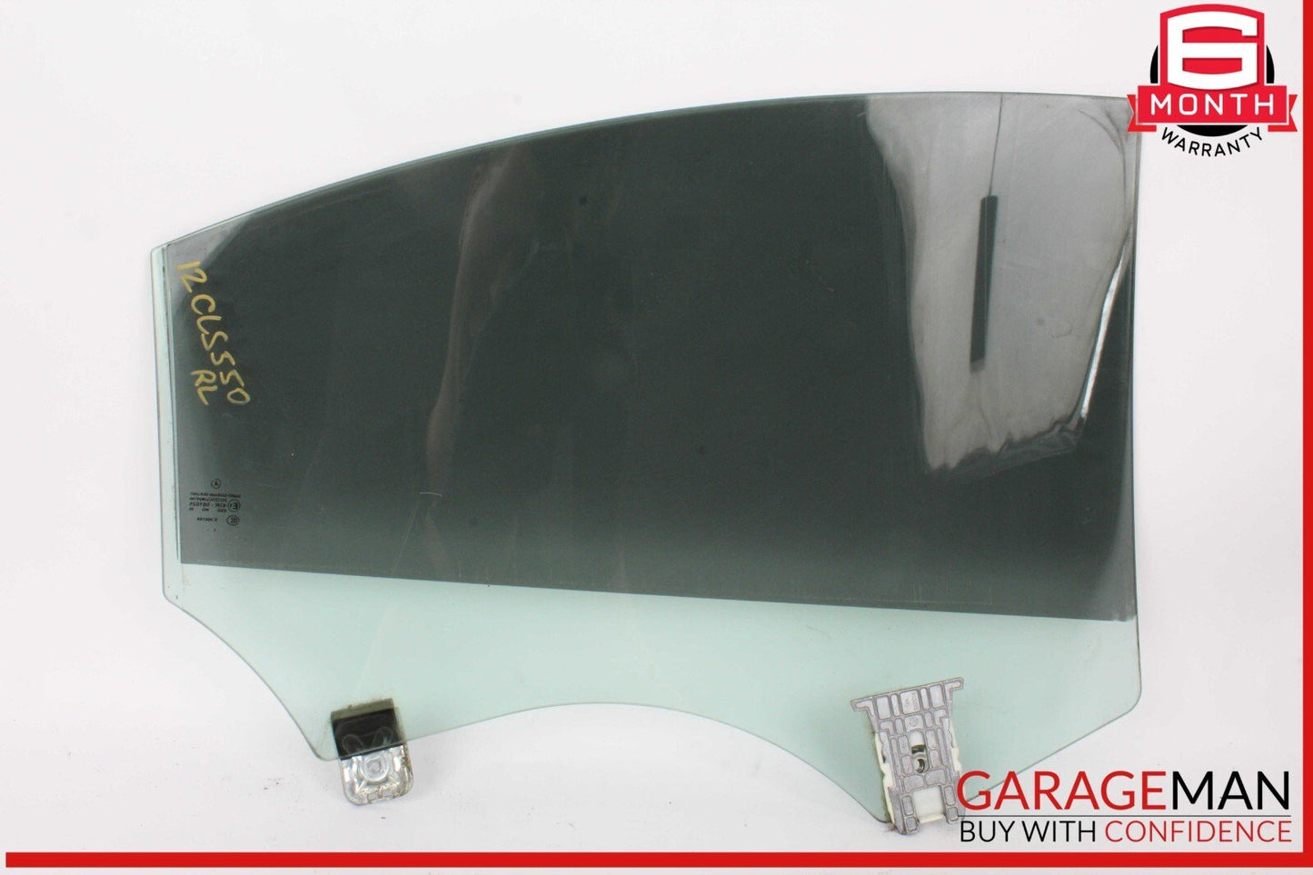 12-18 Mercedes W218 CLS550 CLS63 AMG Rear Left Driver Side Door Window Glass OEM