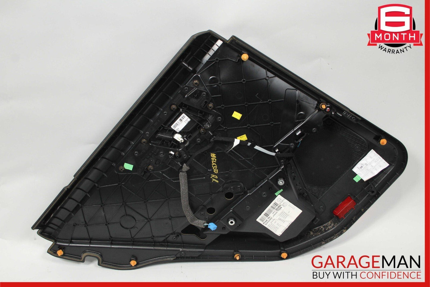 10-15 Mercedes X204 GLK350 Rear Right Side Interior Door Trim Panel Cover Black