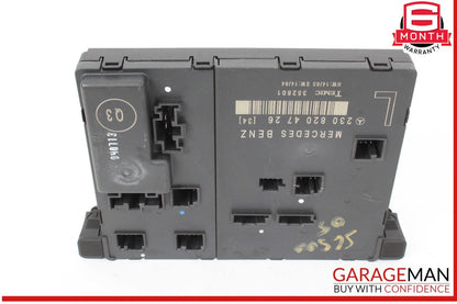 03-12 Mercedes R230 SL500 SL55 AMG Front Left Door Control Module 2308204726 OEM