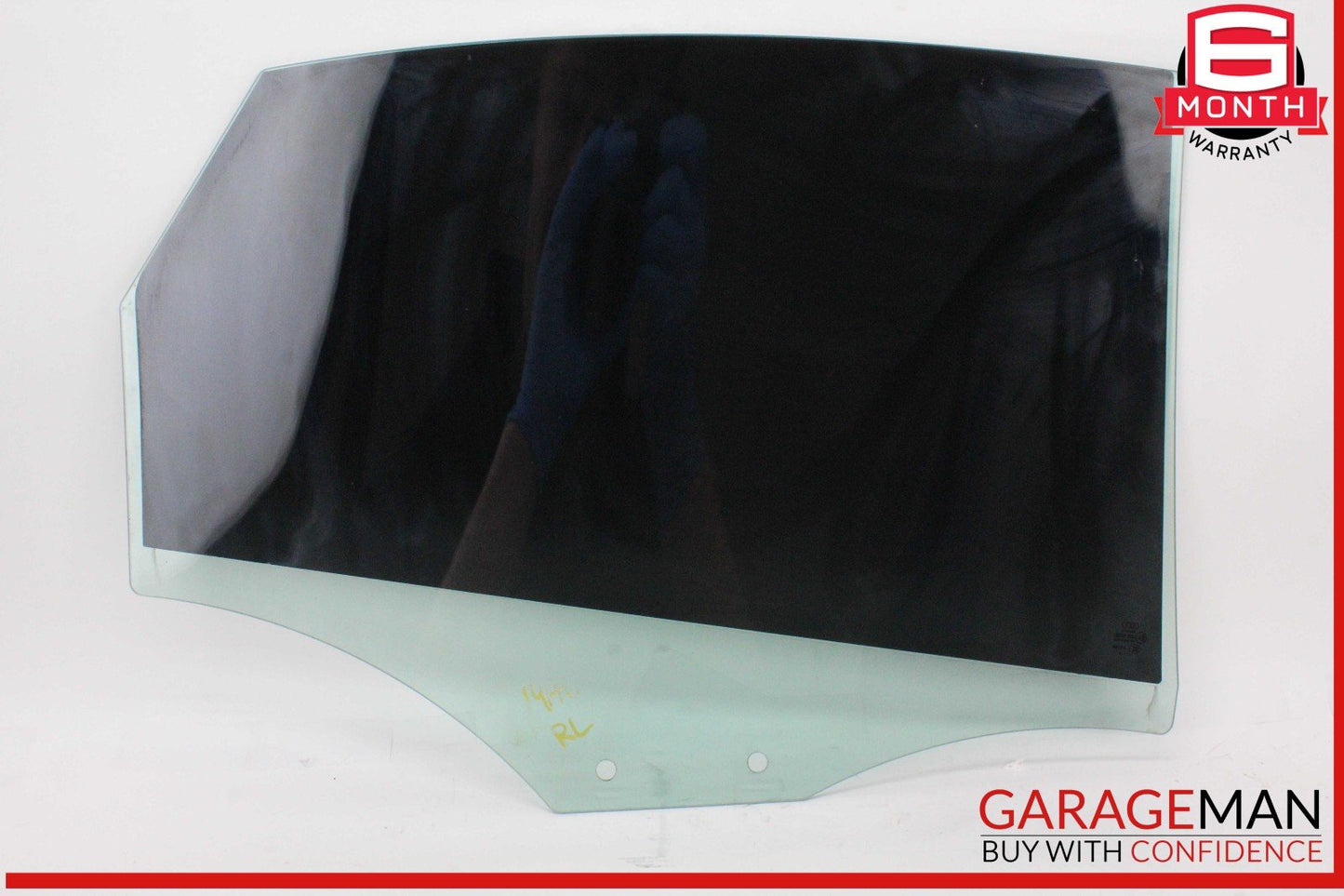 12-18 Audi A6 S6 Rear Left Driver Side Door Window Glass OEM