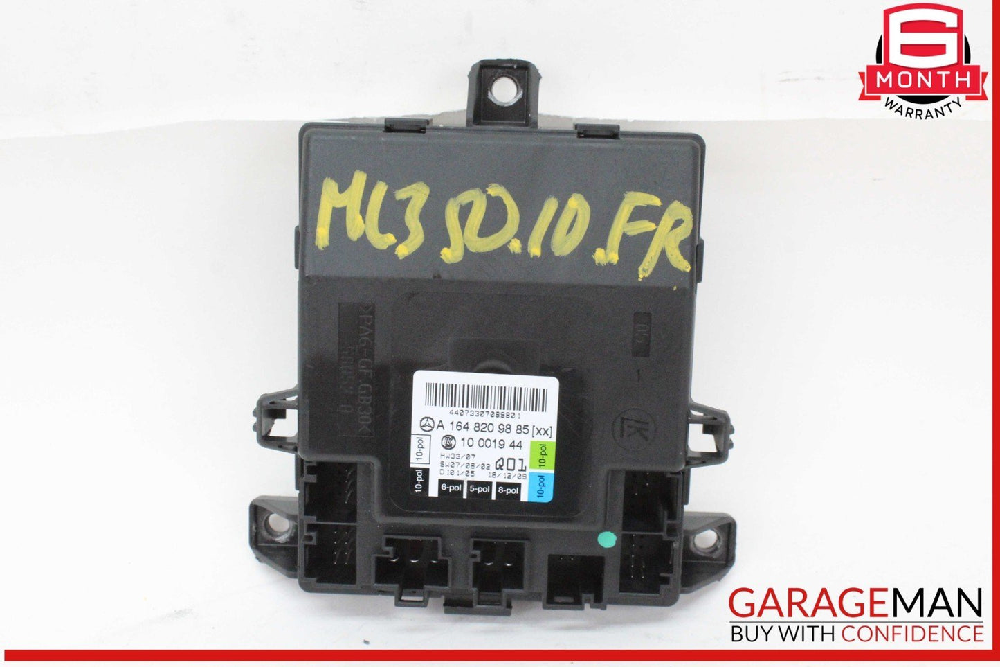 06-13 Mercedes W164 ML350 R350 Front Right Side Door Control Module Unit OEM