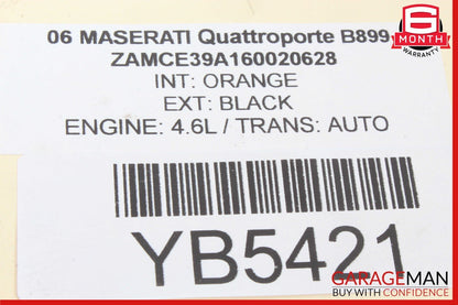03-19 Maserati Quattroporte M139 Windshield Wiper Control Module 191458 OEM