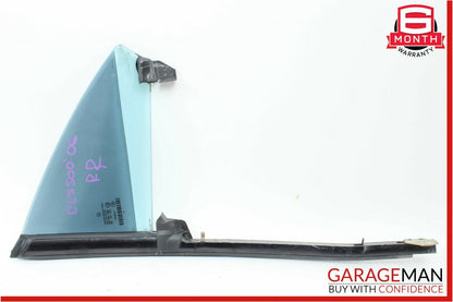 06-11 Mercedes W219 CLS500 Rear Right Quarter Door Window Glass Panel Assembly