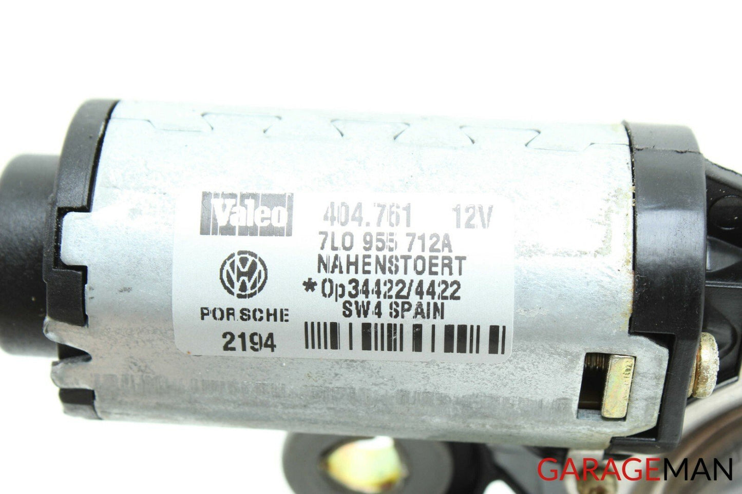 03-06 PORSCHE CAYENNE S 955 REAR WINDOW WIPER MOTOR 7L0955712A OEM