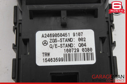 12-20 Mercedes W117 CLA45 AMG GL450 Parking Brake Release Handle 2469050451 OEM