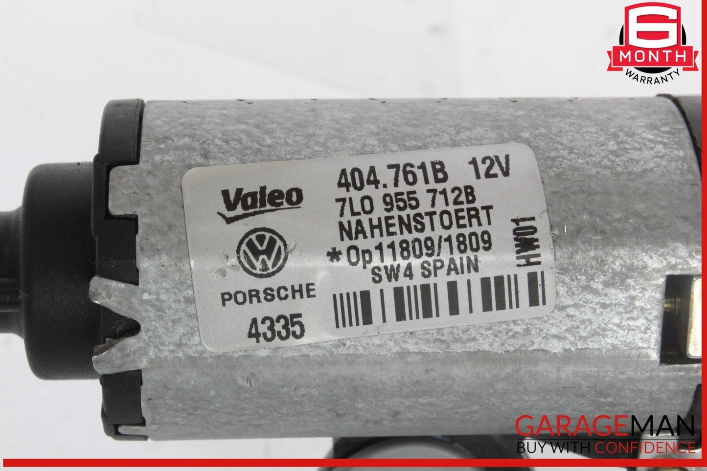 03-10 Porsche Cayenne 955 957 Rear Tailgate Window Wiper Motor 7L0955712B OEM