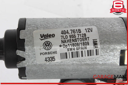 03-10 Porsche Cayenne 955 957 Rear Tailgate Window Wiper Motor 7L0955712B OEM