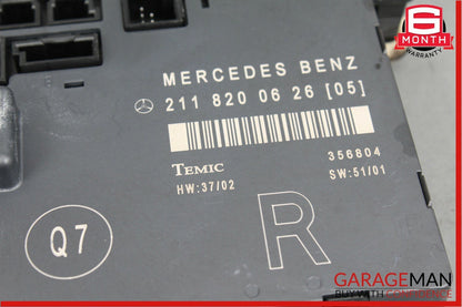 03-06 Mercedes W211 E500 E350 Front Right Passenger Side Door Control Module OEM
