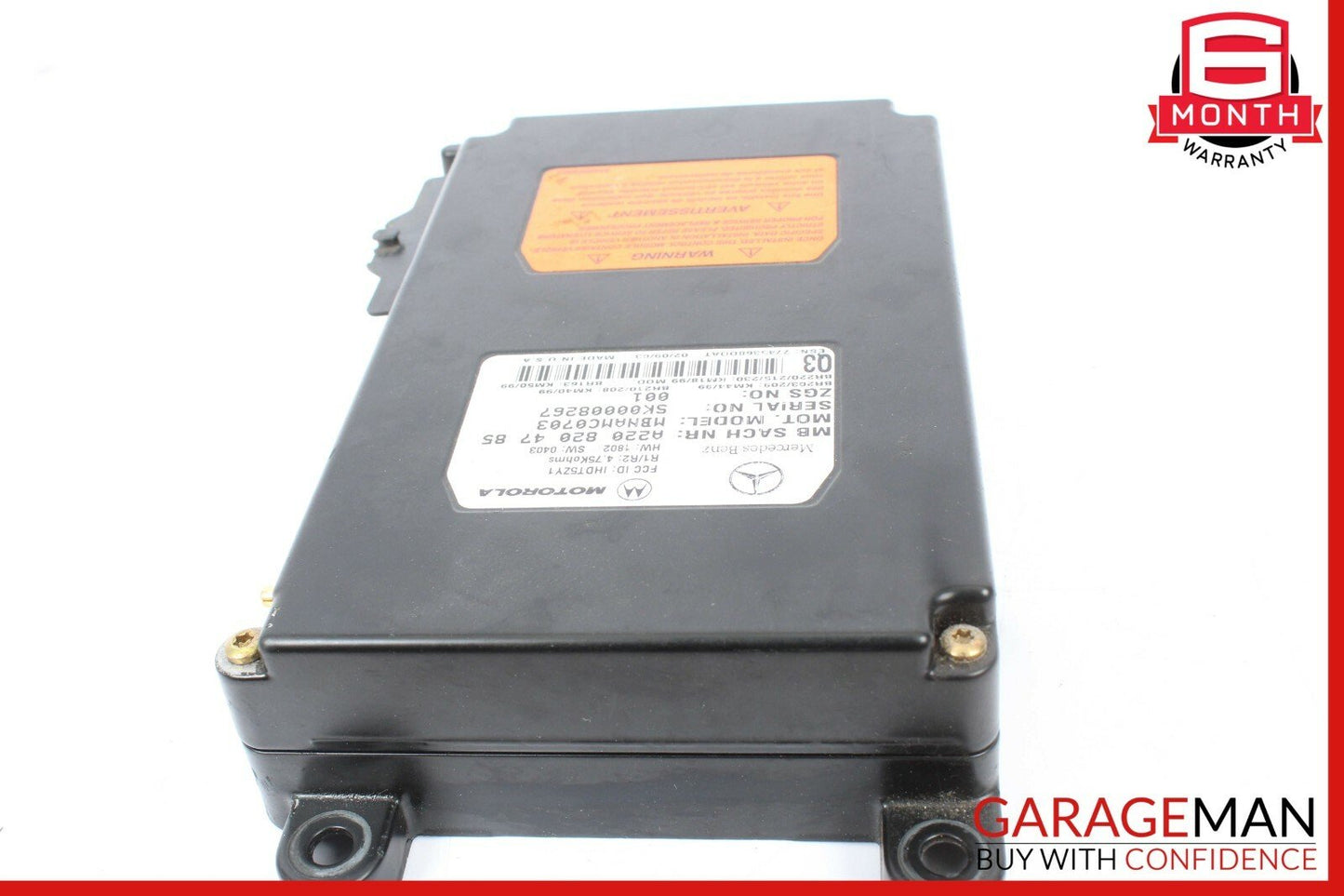 00-06 Mercedes W163 ML500 CL500 Voice Command Control Module OEM