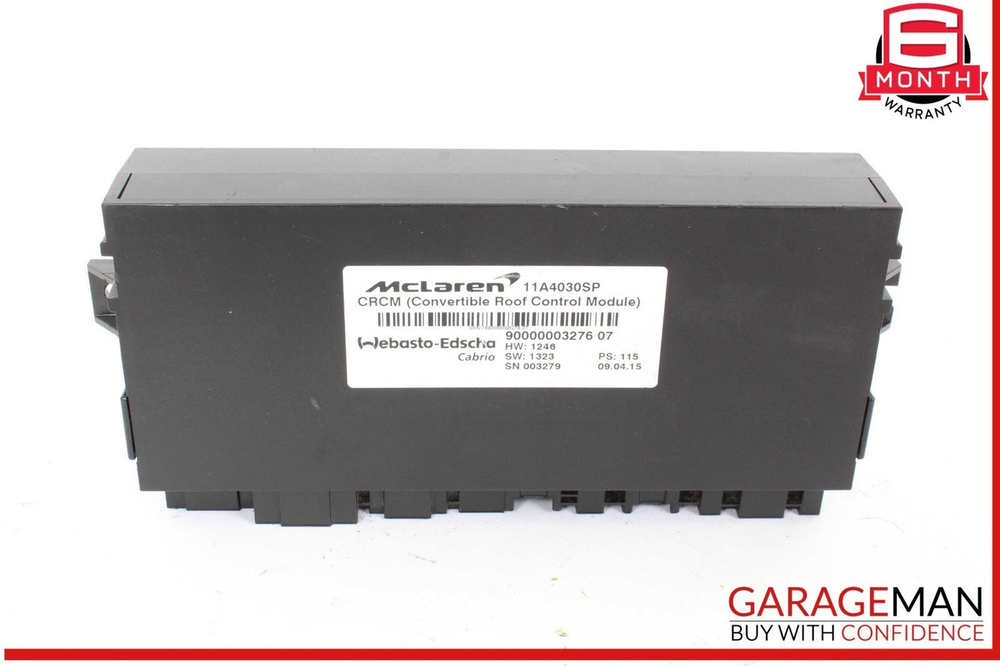 15-17 McLaren 650S Convertible Roof Top Control Module Unit 11A4030SP OEM