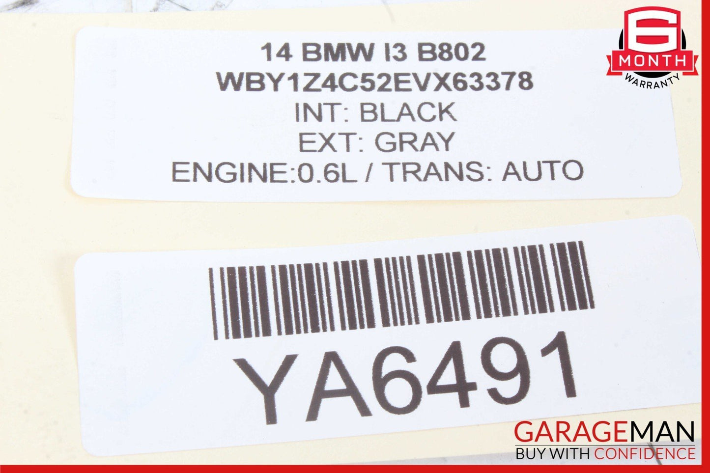 14-21 BMW i3 I01 Hybrid Gas Acceleration Foot Pedal 12037313DE OEM