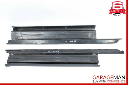 05-11 Mercedes R171 SLK280 Front Left & Right Door Step Sill Scuff Plate Set OEM