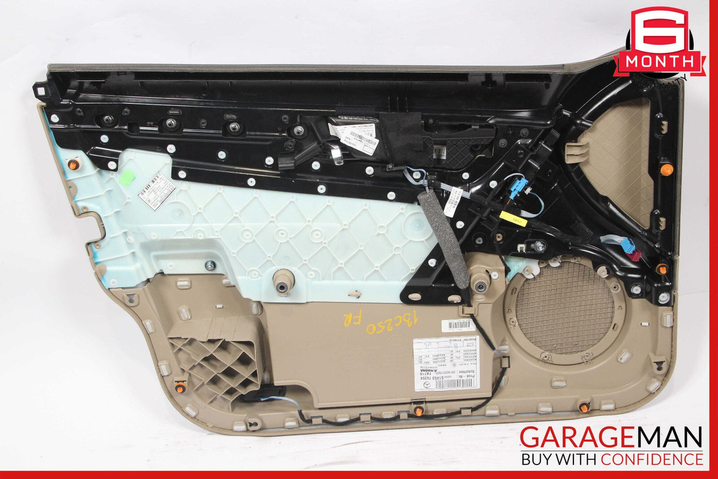 08-14 Mercedes W204 C250 C350 Front Right Passenger Interior Door Panel OEM