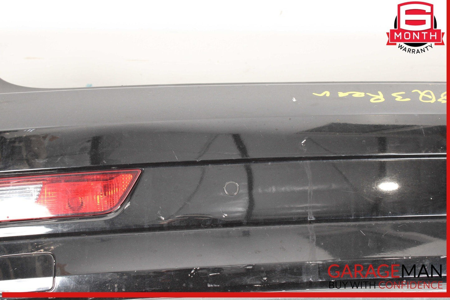 16-18 Audi Q3 Rear Bumper Cover w/ Parking PDC Sensors Black OEM