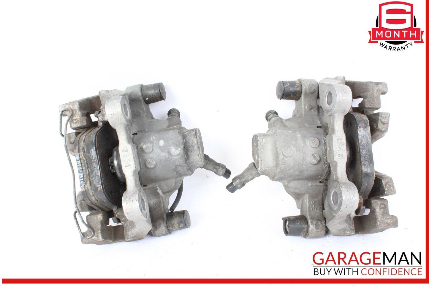 08-17 Mercedes W204 C250 C350 Rear Left & Right Brake Calipers Set of 2 Pc OEM