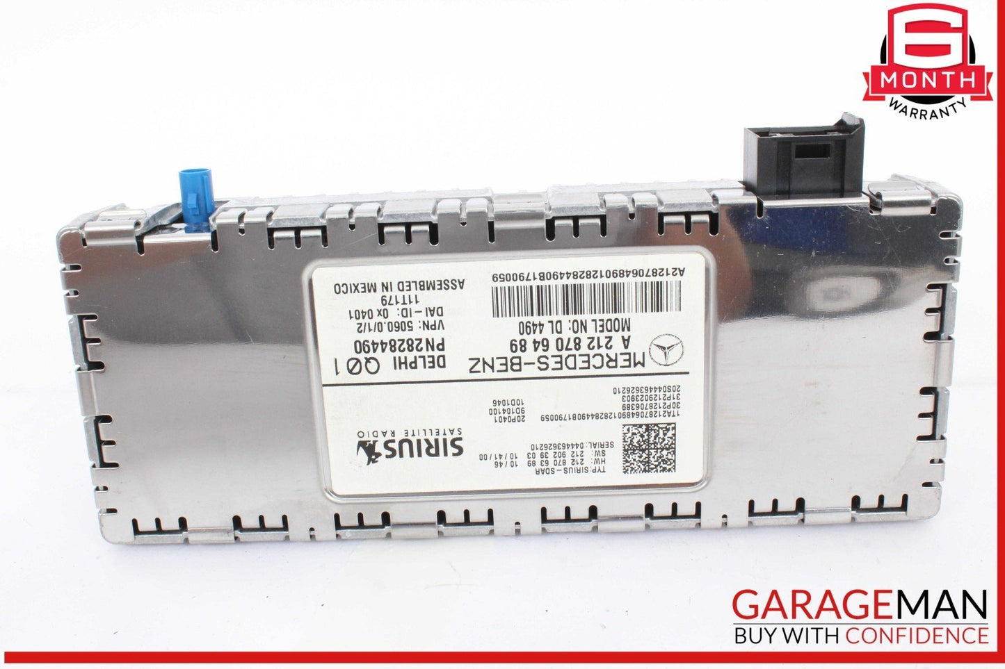 12-14 Mercedes W204 C250 GLK350 Sirius Satellite Radio Receiver 2128706489 OEM