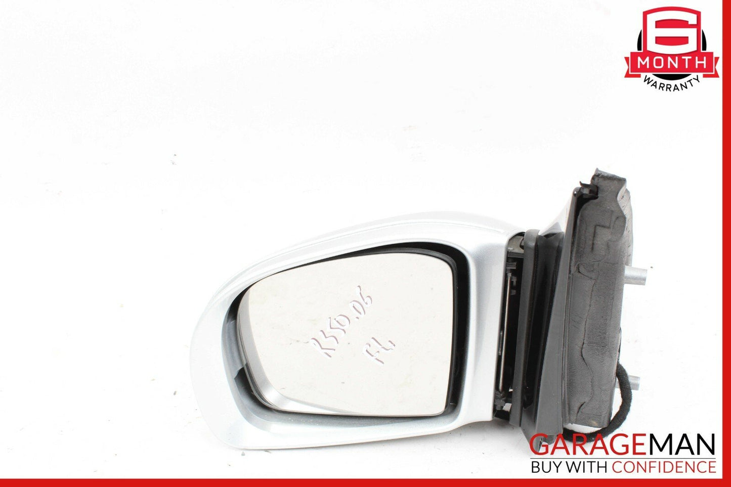 06-10 Mercedes W251 R320 R350 Front Left Side Mirror Door Rear View Silver OEM