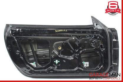 12-20 Mercedes R172 SLK350 Front Left Side Exterior Door Shell Panel Black OEM