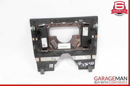 12-14 Mercedes W218 CLS500 Front Center Console Switch Trim Bezel Cover Walnut