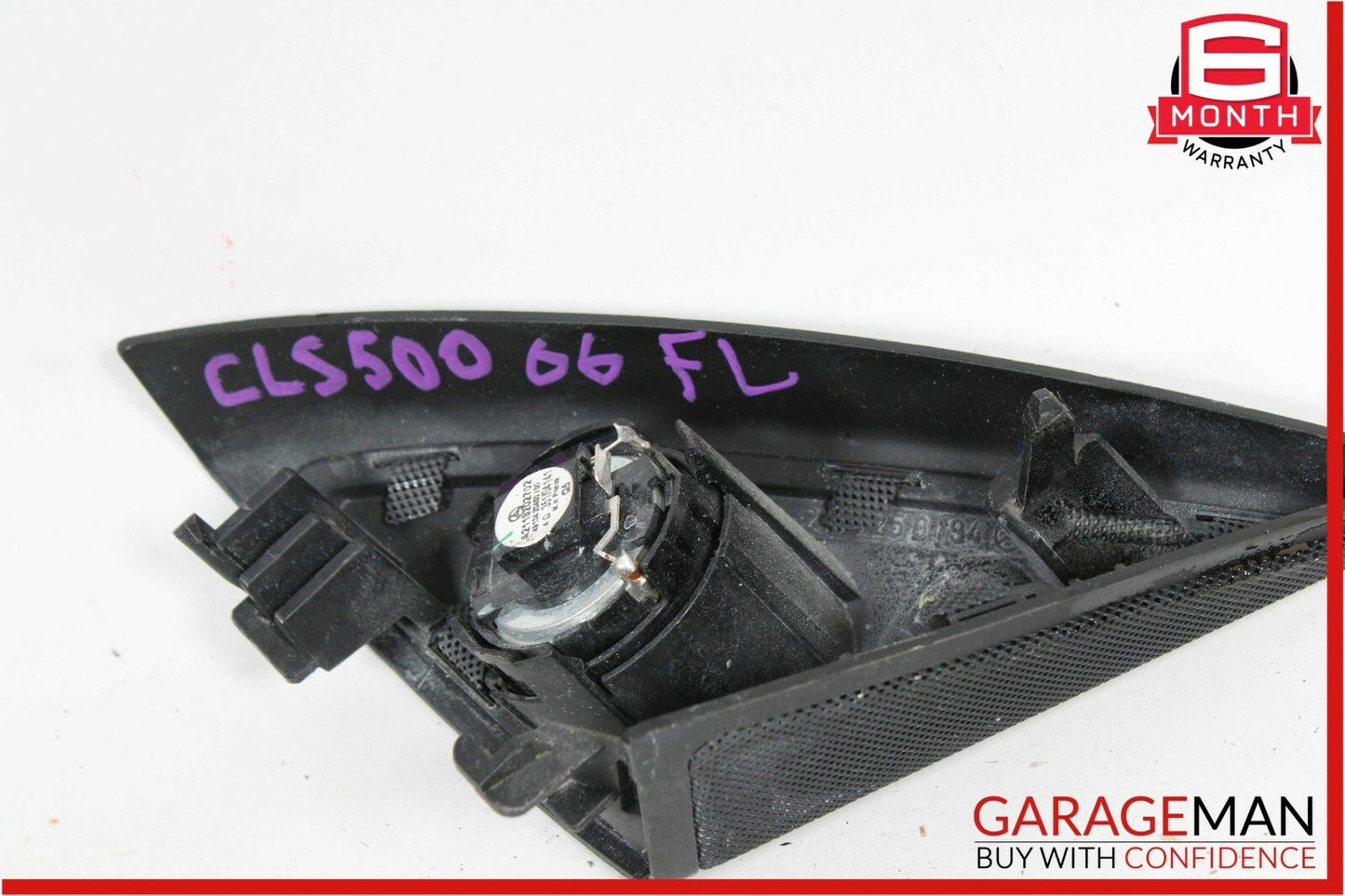 06-11 Mercedes W219 CLS500 Front Left & Right Door Tweeter Speaker Trim Set OEM