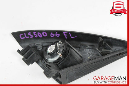 06-11 Mercedes W219 CLS500 Front Left & Right Door Tweeter Speaker Trim Set OEM