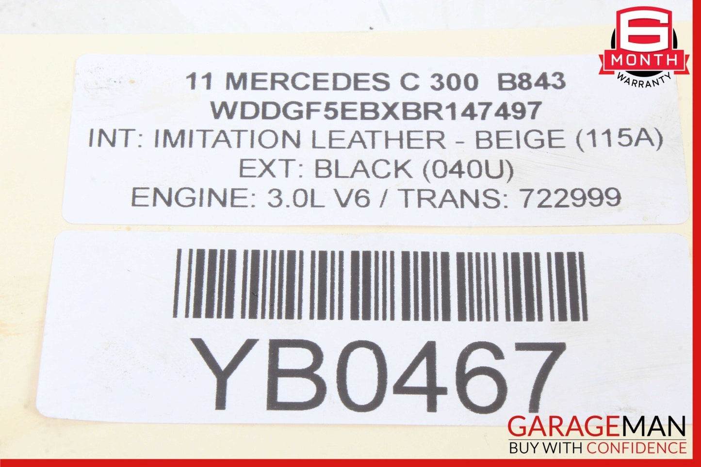 08-11 Mercedes W204 C300 Right Side Engine Intake Camshaft Cam Shaft OEM