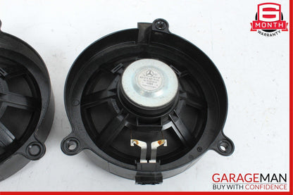 01-07 Mercedes W203 C240 Front Right & Left Side Door Sound Audio Speakers Set