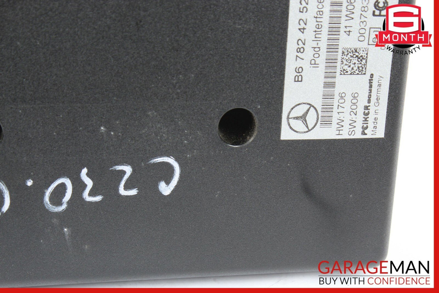 06-12 Mercedes C230 GL320 GL450 ML550 Ipod Interface Control Module OEM