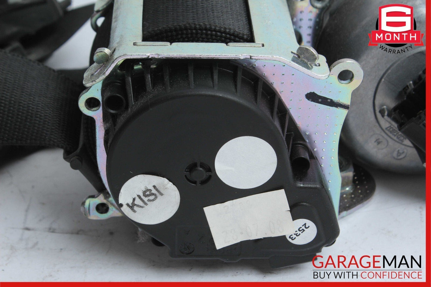 06-13 Mercedes W251 R350 GL450 Front Left Seat Belt Seatbelt Retractor Black OEM