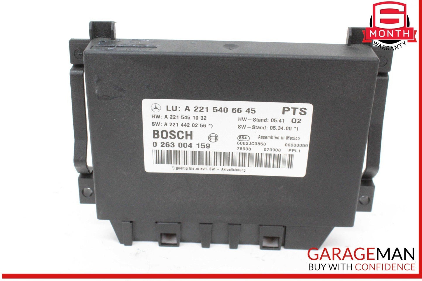 07-10 Mercedes W216 CL550 S550 Parktronic Control Module PDC 2215406645 OEM