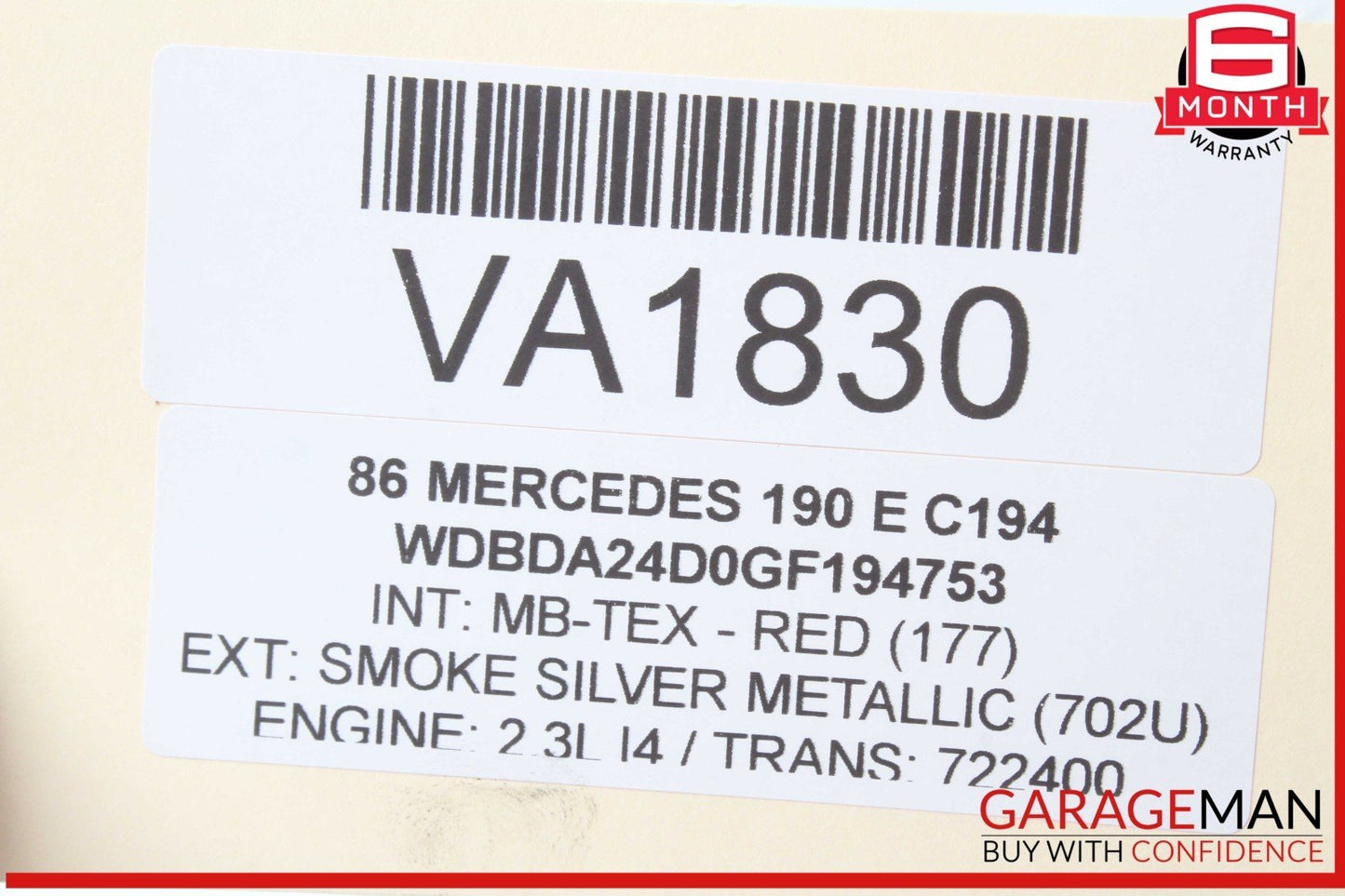 86-91 Mercedes W201 190E 300E 300TE Steering Column Switch Clock Spring OEM
