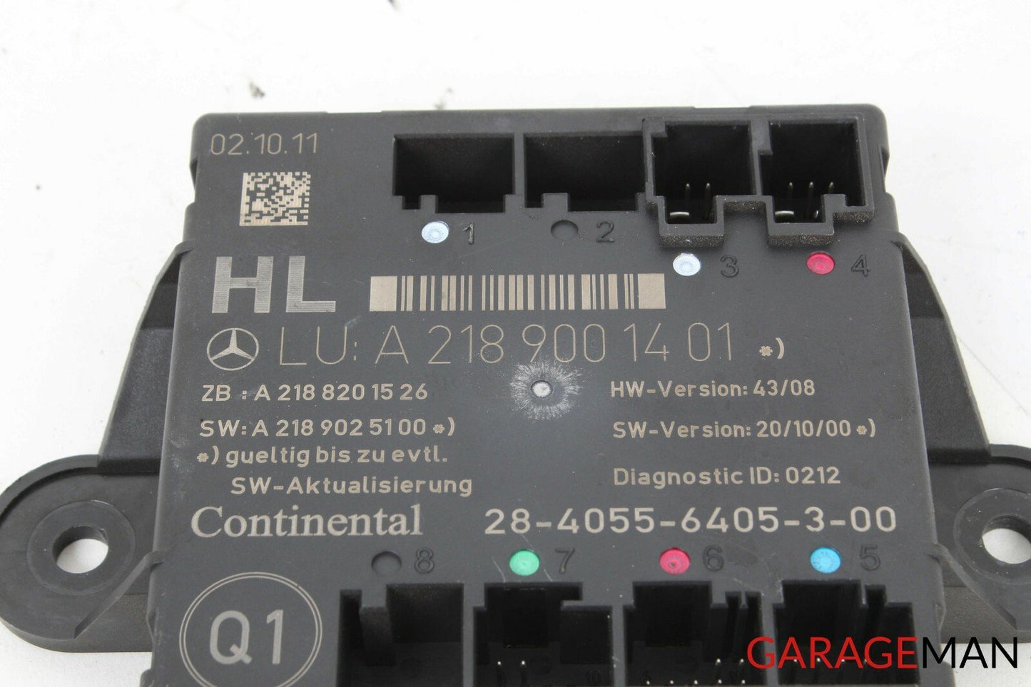 12-14 Mercedes W218 CLS500 Rear Left Driver Side Door Control Module Unit OEM