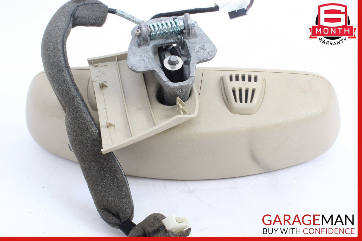 08-14 Mercedes W204 C300 C350 Front Top Upper Rear View Mirror Assembly Beige