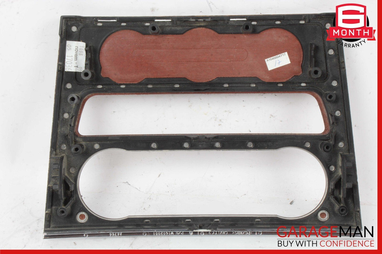 06-12 Mercedes W164 ML350 GL450 Center Dash Dashboard Radio Trim Bezel Wood OEM